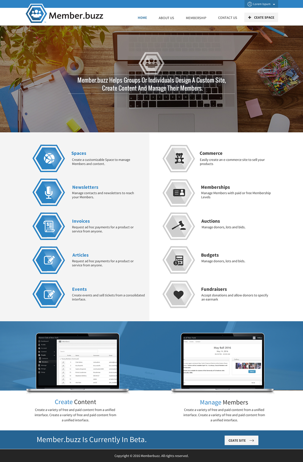 Web Design by Sbss for Member.buzz | Design #11137719