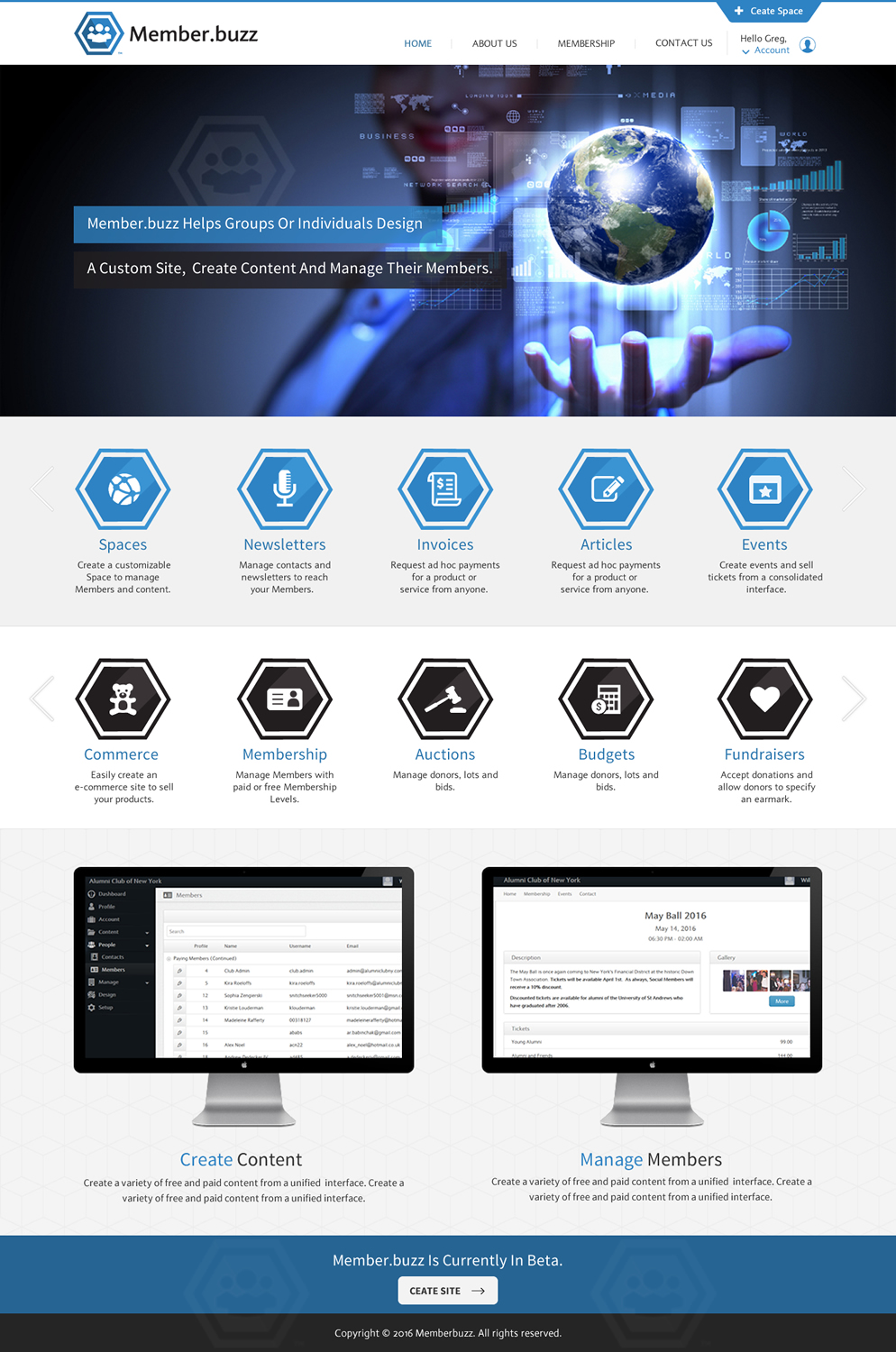 Web Design by Sbss for Member.buzz | Design #11137720