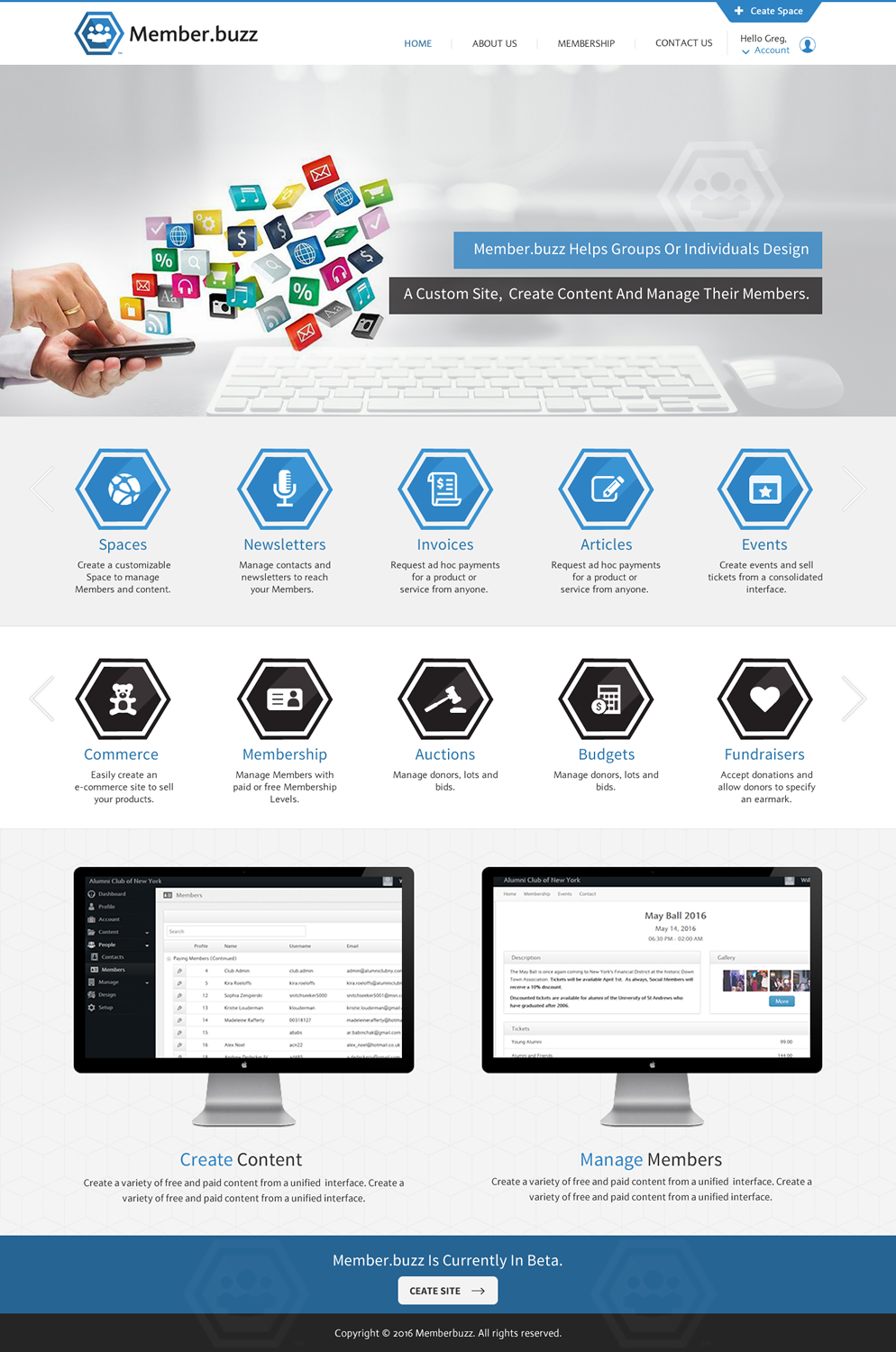 Web Design by Sbss for Member.buzz | Design #11137723