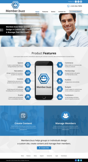 Diseño Web por Sbss para Member.buzz | Diseño: #11149741