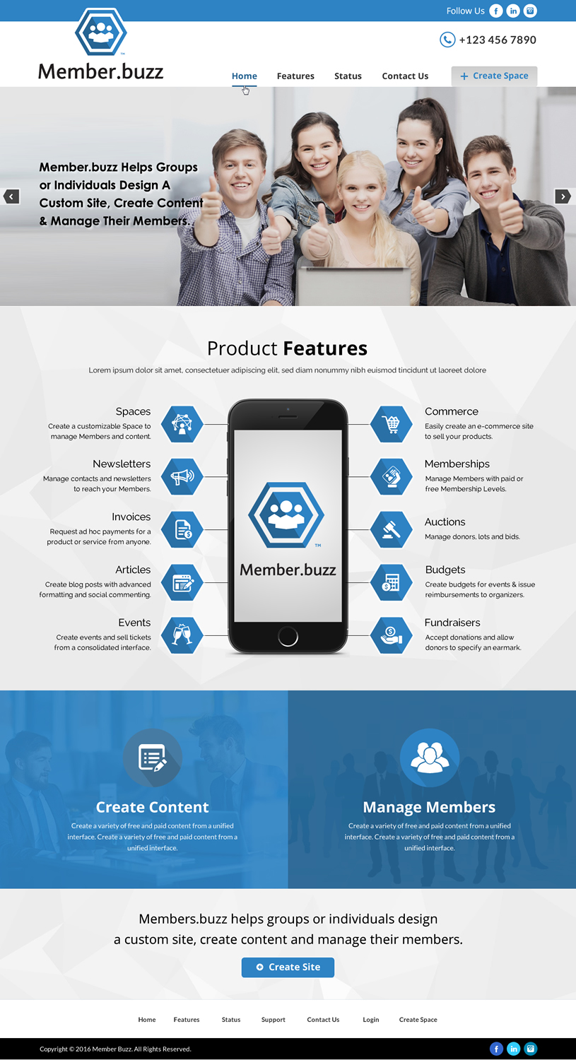 Web-Design von Sbss für Member.buzz | Design #11149742