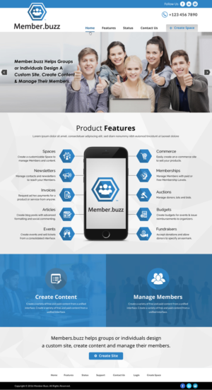 Diseño Web por Sbss para Member.buzz | Diseño: #11149742