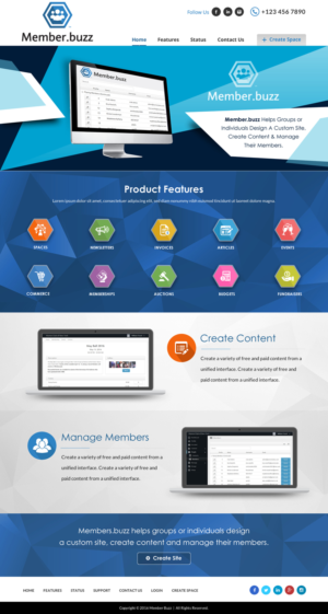 Diseño Web por Sbss para Member.buzz | Diseño: #11178238