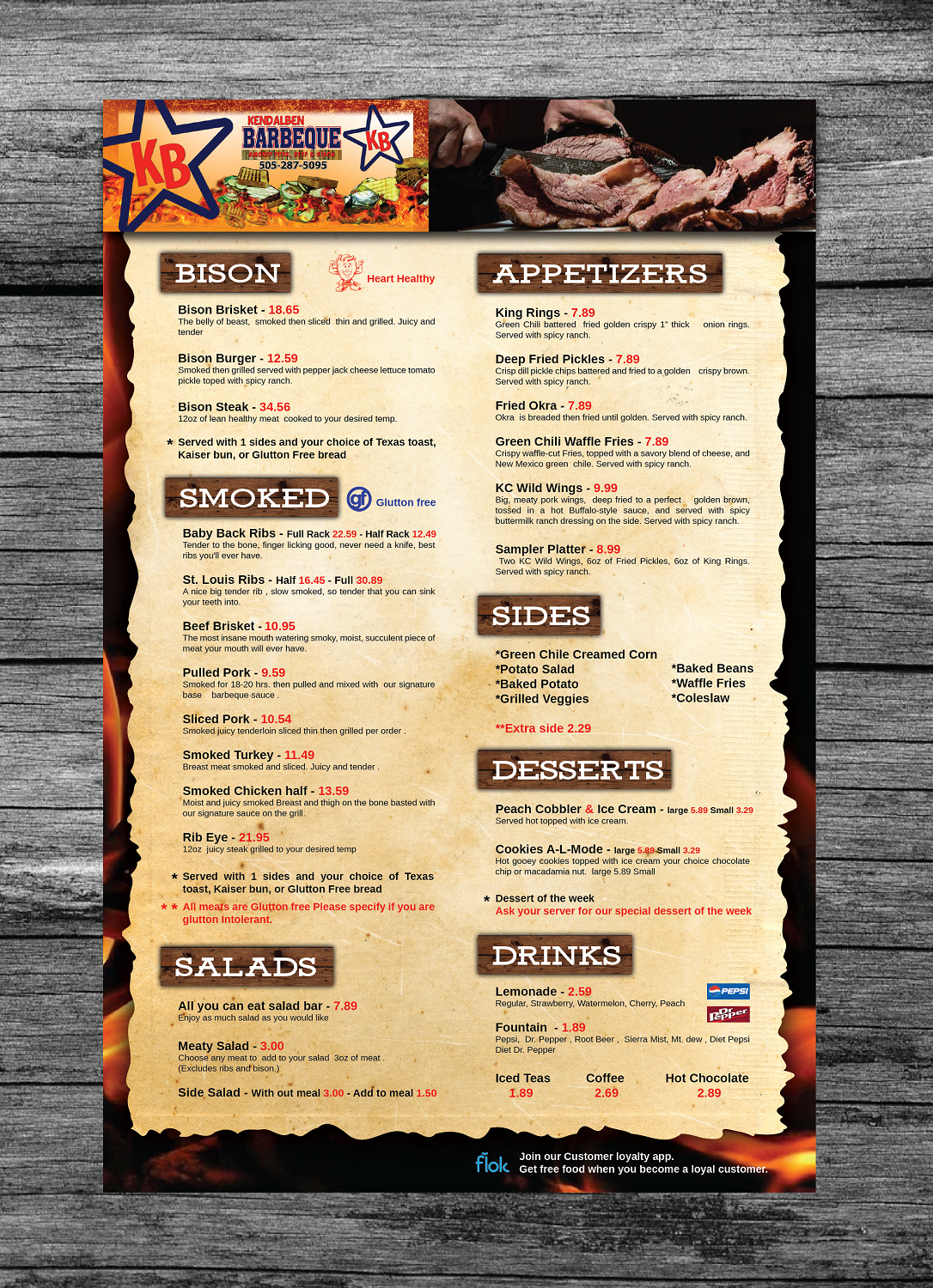 Menu Design by Iwana Ioana for KendalBen Barbeque | Design #11158891