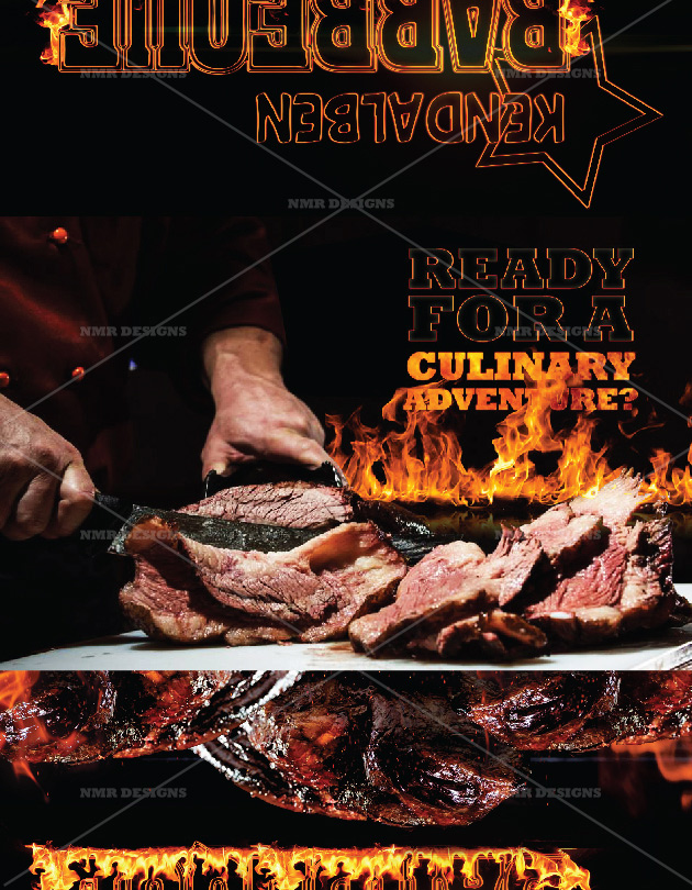 Menu Design by Nic M Rayce for KendalBen Barbeque | Design #11156126