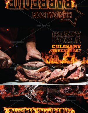 Menu Design by Nic M Rayce for KendalBen Barbeque | Design: #11156126