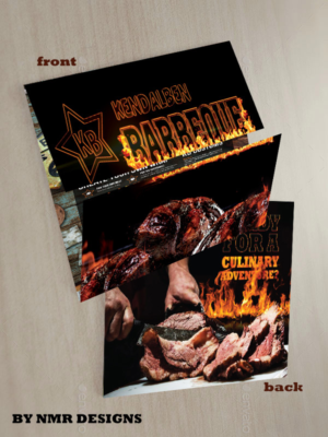 Menu Design by Nic M Rayce for KendalBen Barbeque | Design: #11185180