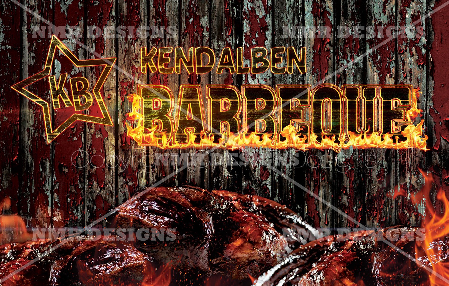 Menu Design by Nic M Rayce for KendalBen Barbeque | Design #11256392