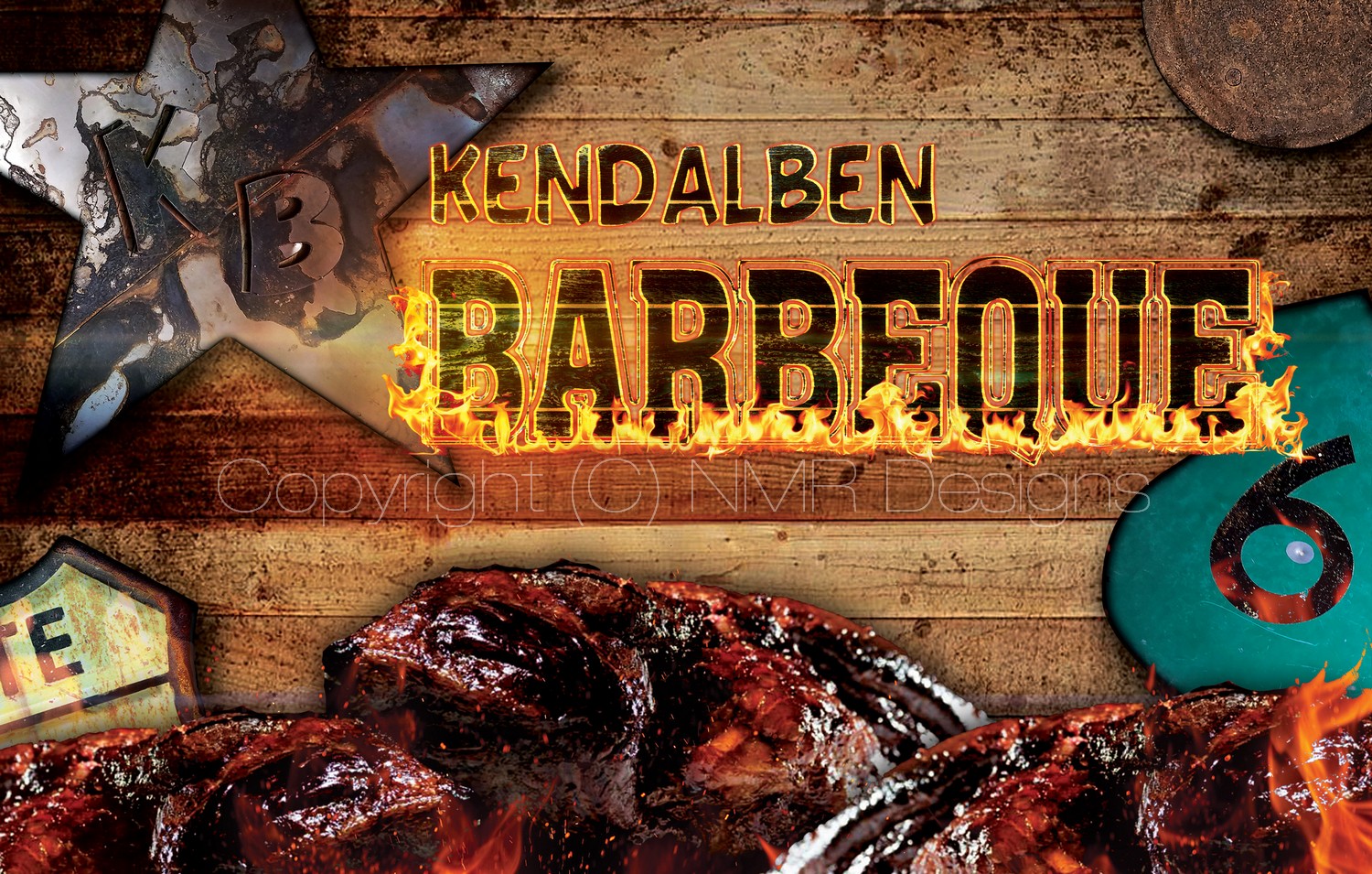 Menü-Design von Nic M Rayce für KendalBen Barbeque | Design #11256394