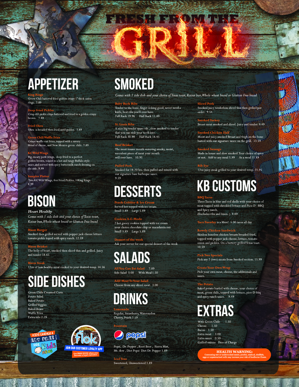 Menu Design by Nic M Rayce for KendalBen Barbeque | Design #11719625