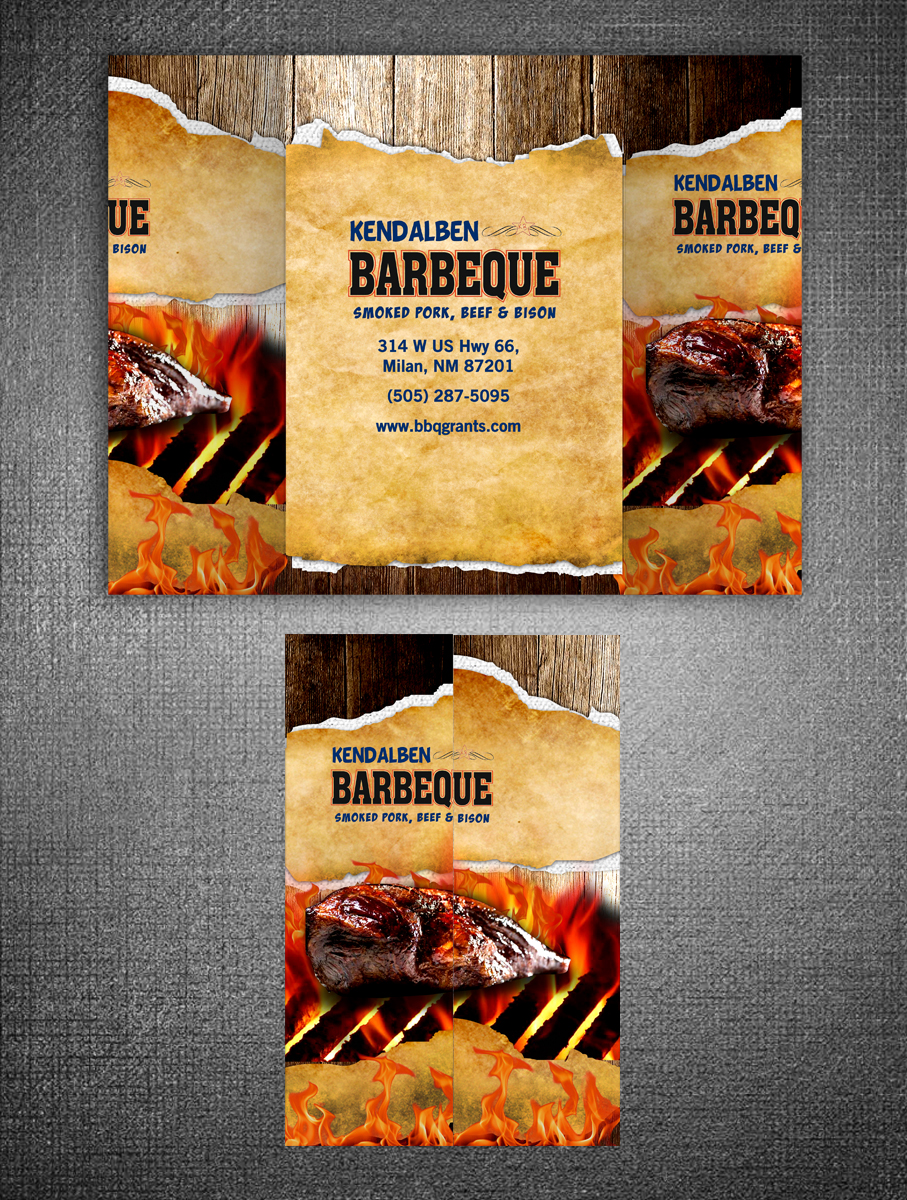 Menü-Design von rug für KendalBen Barbeque | Design #11157404