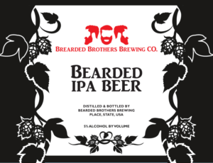 Beared Brother's Brewing, BBB, Triple B Logo's | Label Design by Designer Mate