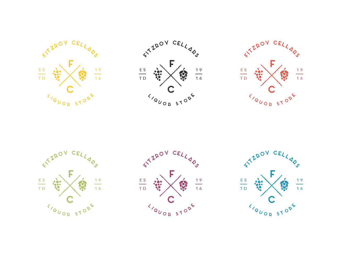 Logo Design by wonderland for Fitzroy Cellars | Design #11119545