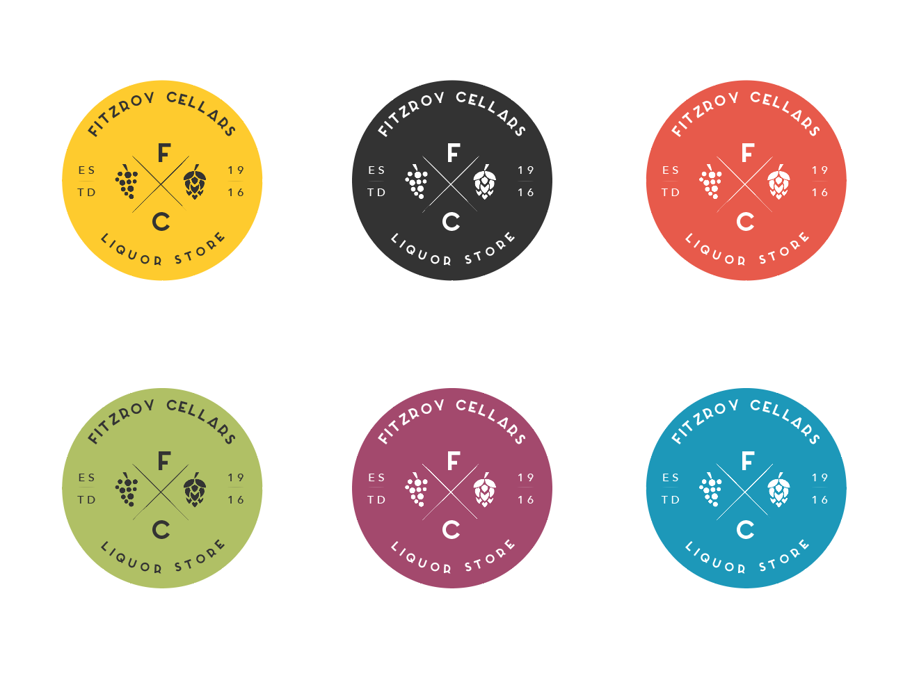 Logo Design by wonderland for Fitzroy Cellars | Design #11123146