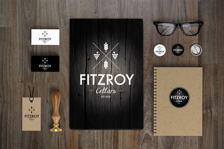 Logo Design by roblangerdesign for Fitzroy Cellars | Design #11140691