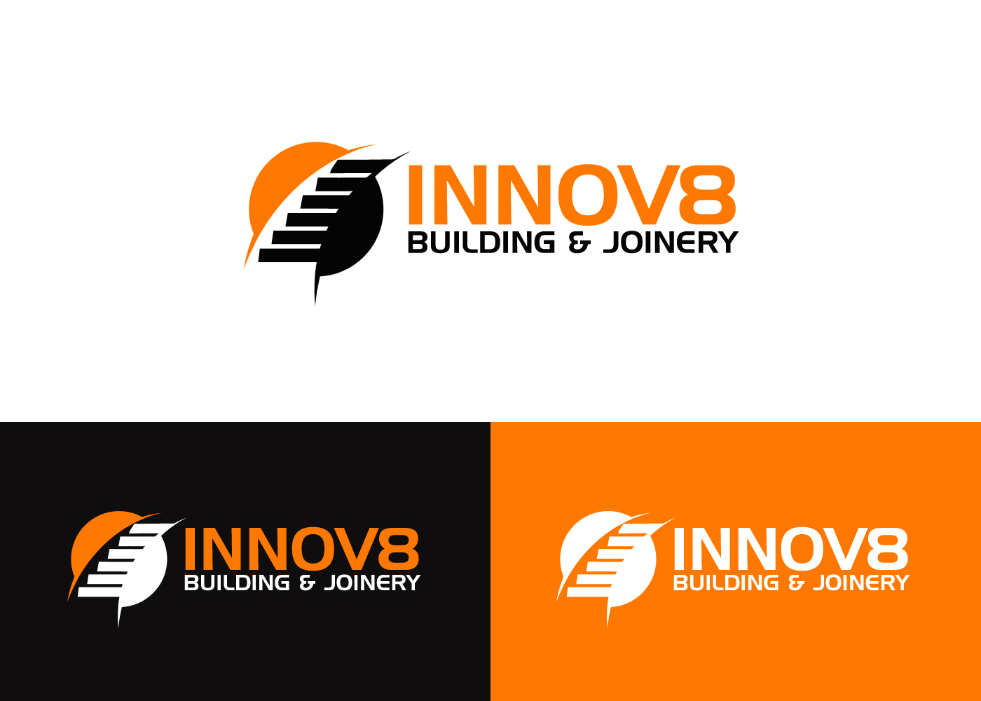 Logo Design by BehindSymbols for Innov8 Building & Joinery | Design #11186903