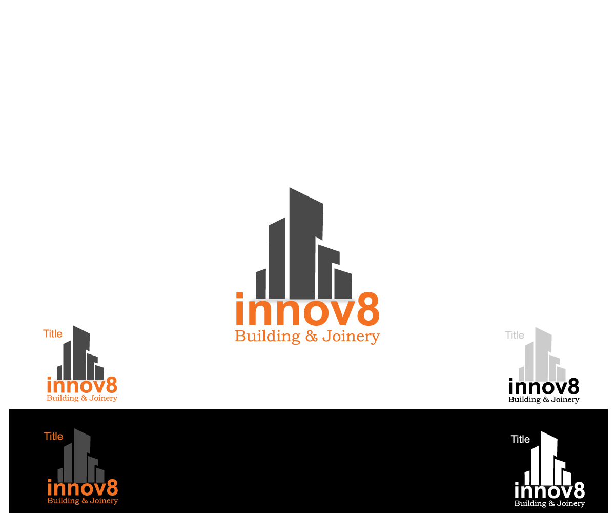 Logo Design by R O N I E for Innov8 Building & Joinery | Design #11172045