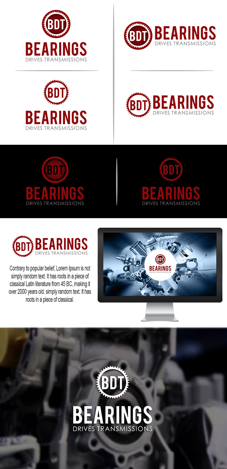Logo Design by Logo Xtudio for Bearings Drives Transmissions (BDT) Limited | Design #11306864