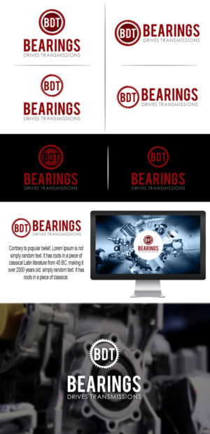 Logo Design by Logo Xtudio for Bearings Drives Transmissions (BDT) Limited | Design: #11306864