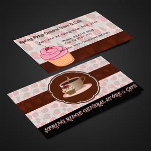 Spring Ridge General Store & Cafe | Visitenkarten-Design von Harshan