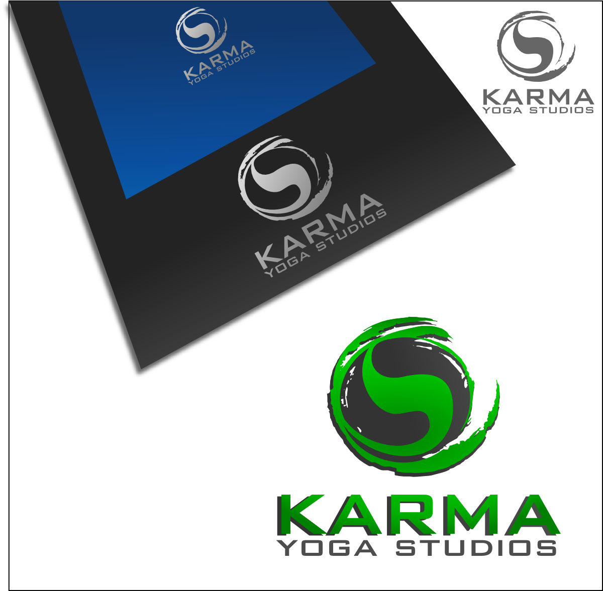 Logo-Design von Giovanni für Karma Yoga Studios | Design #475924
