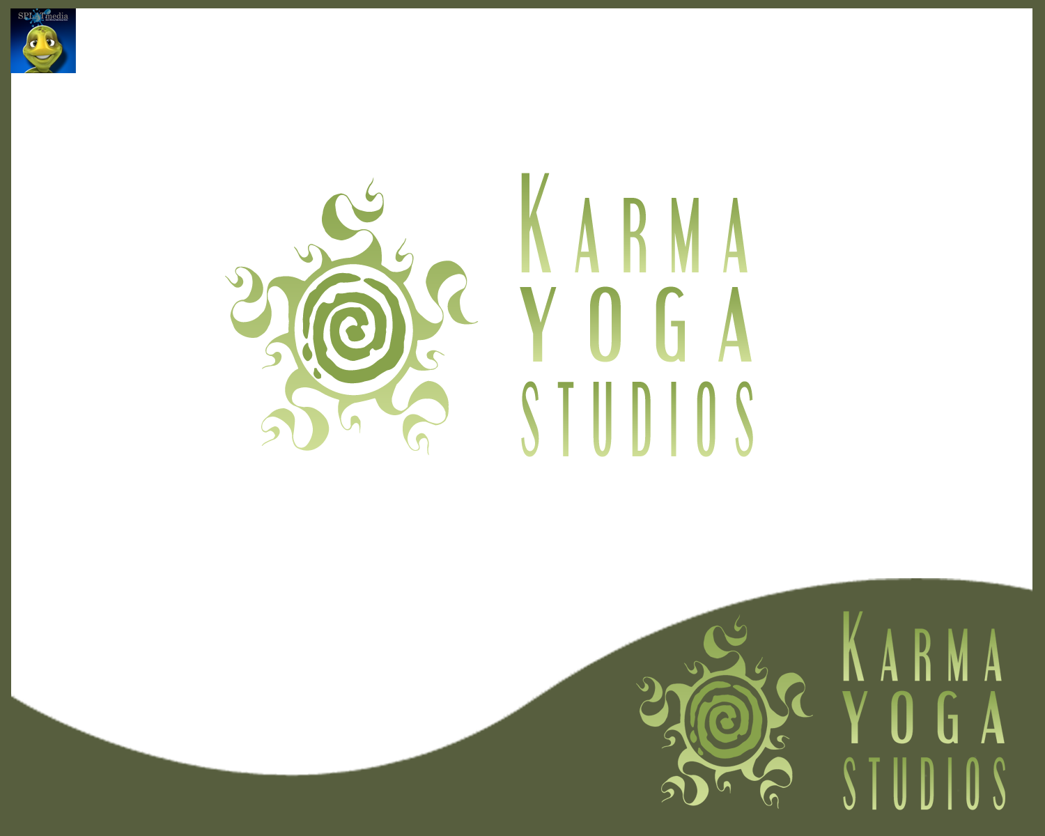 Logo Design by SPLATmedia for Karma Yoga Studios | Design #476772