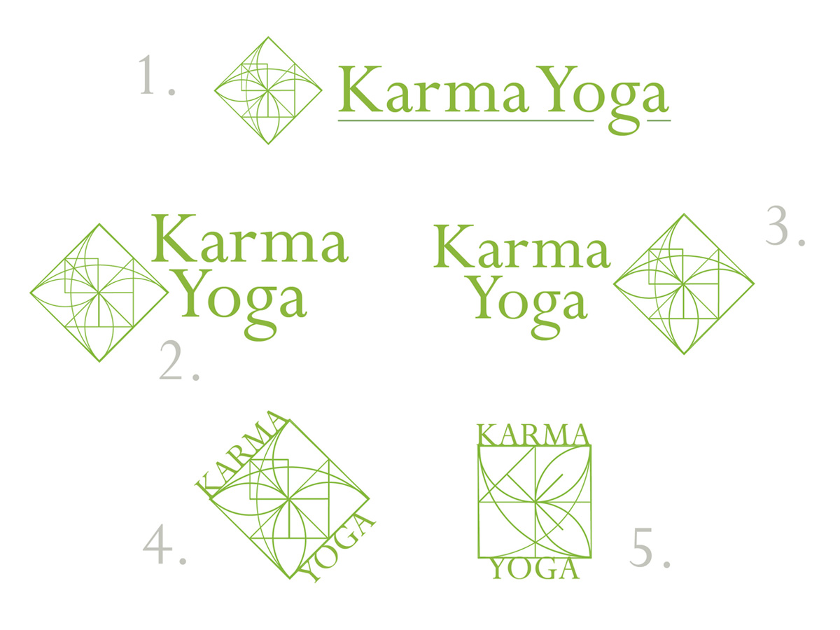 Logo Design by JayVonTee for Karma Yoga Studios | Design #473357