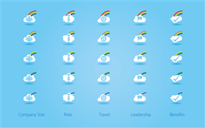 Icon Design by Synthesis for HireAction | Design: #2331108