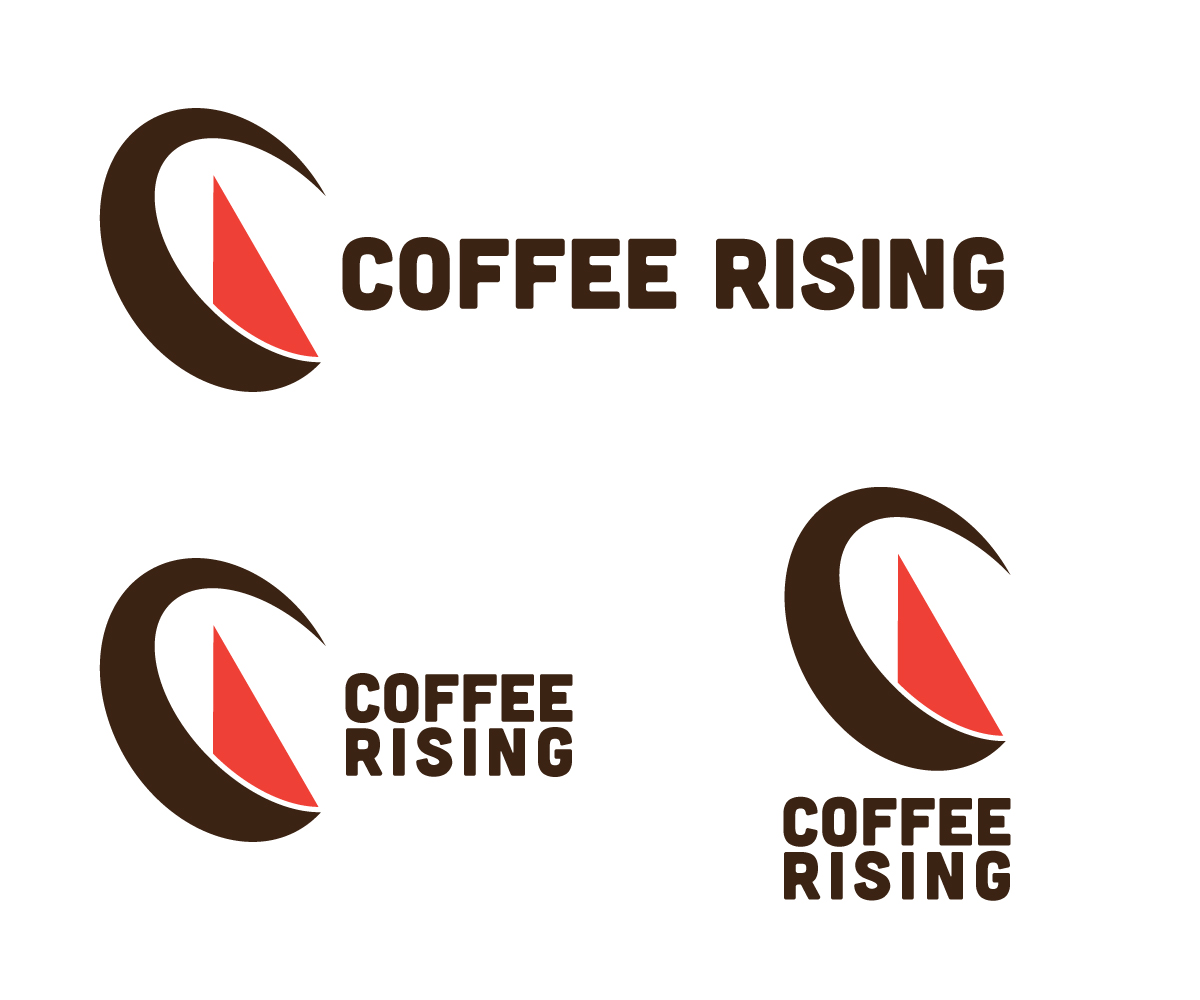 Logo Design by Slobodan Cagic for Coffee Rising | Design #11121183