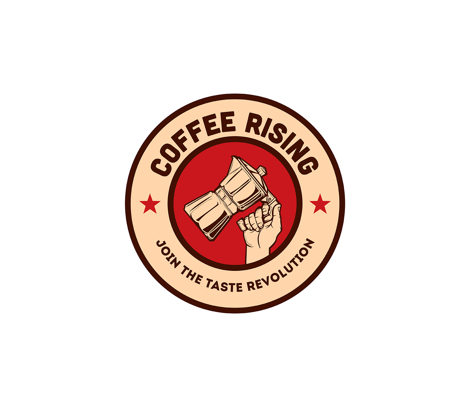 Logo Design by RoundYellow for Coffee Rising | Design #11117104