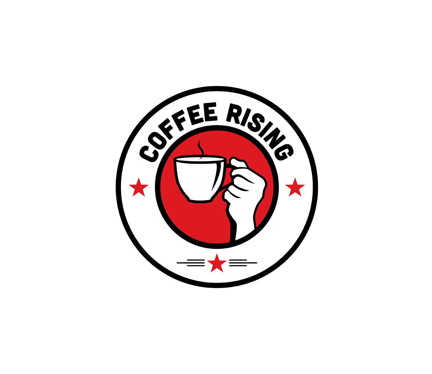 Logo Design by RoundYellow for Coffee Rising | Design #11190940