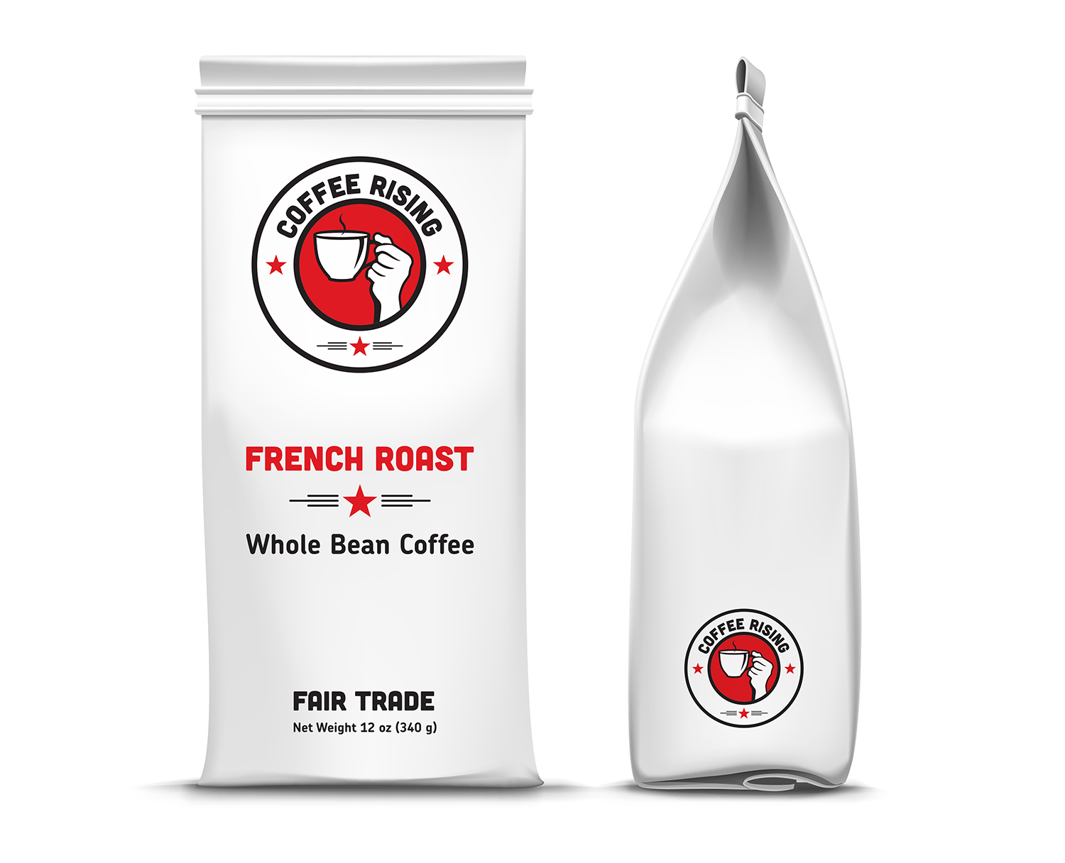 Logo Design by RoundYellow for Coffee Rising | Design #11191024