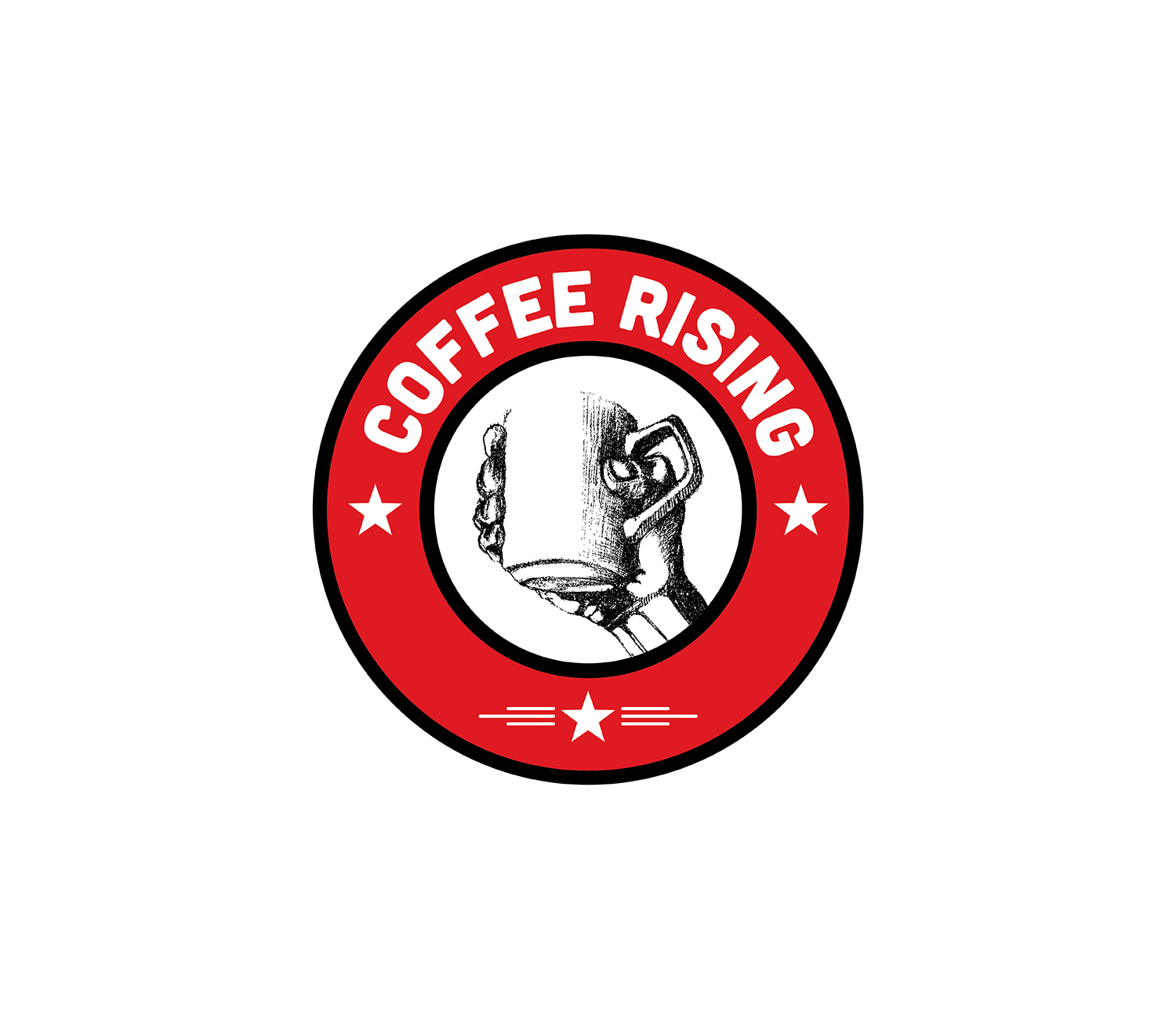 Logo Design by RoundYellow for Coffee Rising | Design: #11236911