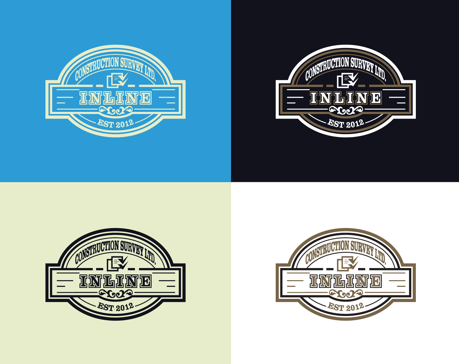 Logo Design by anonrotide for Inline Construction Surveys Ltd | Design #11220548