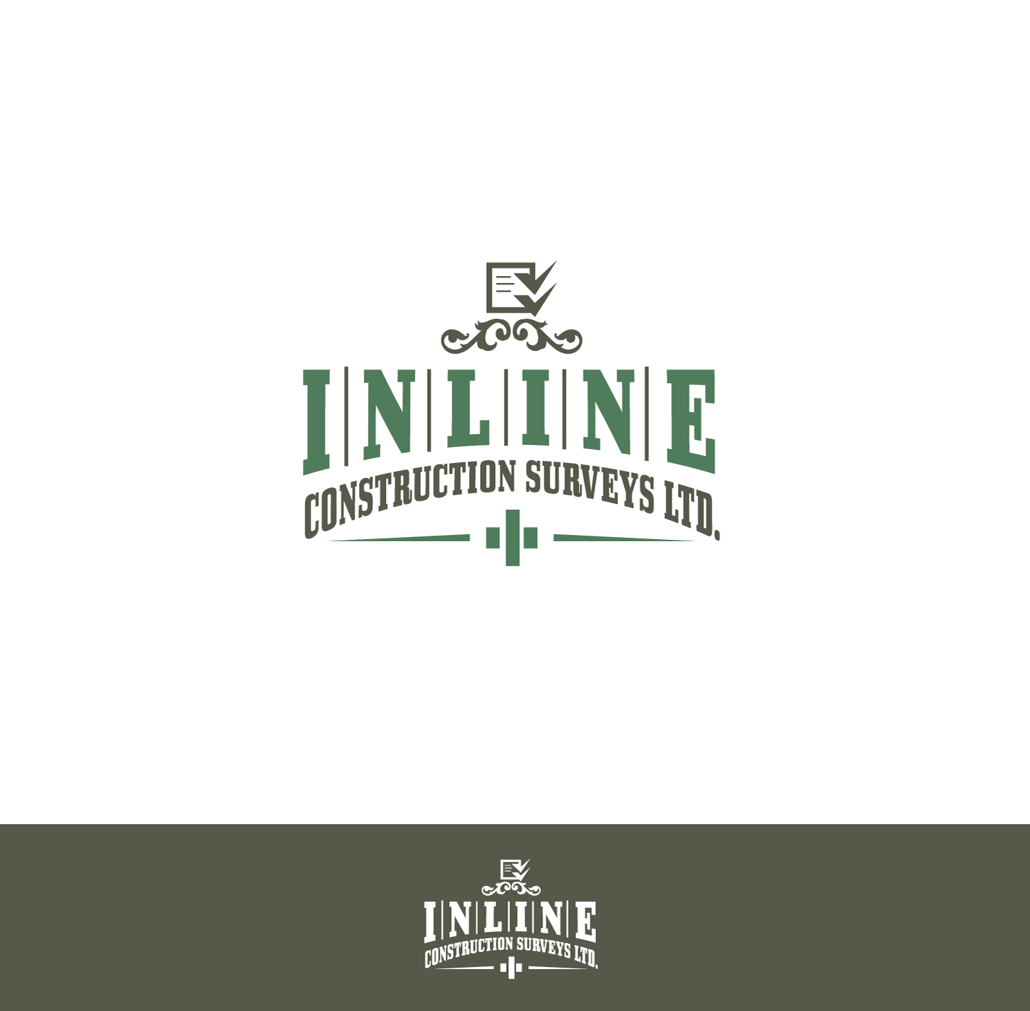 Logo Design by anonrotide for Inline Construction Surveys Ltd | Design #11225641