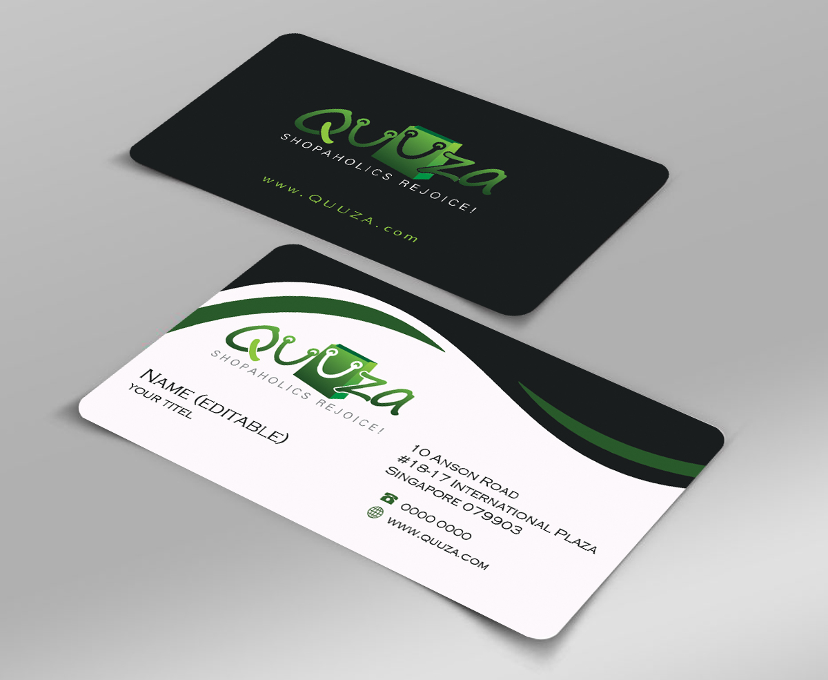 Business Card Design by Harshan for Quuza Pte Ltd | Design #2333444