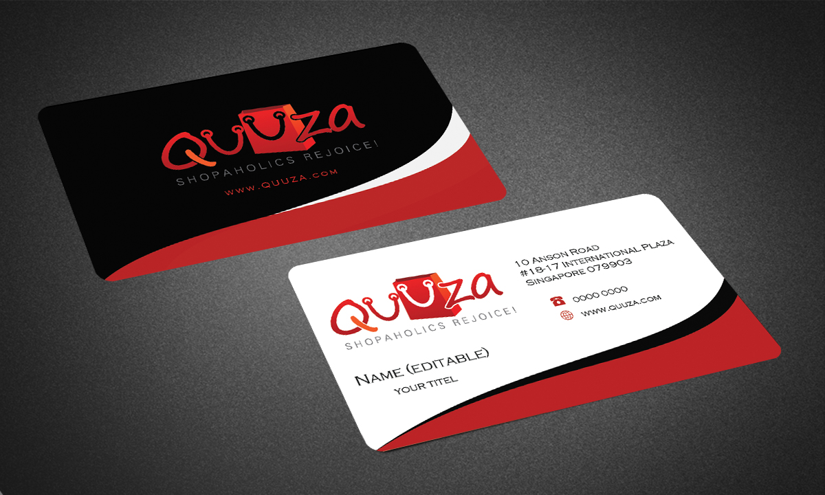 Business Card Design by Harshan for Quuza Pte Ltd | Design #2335110