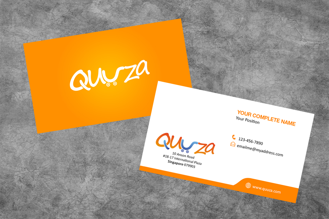 Business Card Design by iLexter for Quuza Pte Ltd | Design #2296994