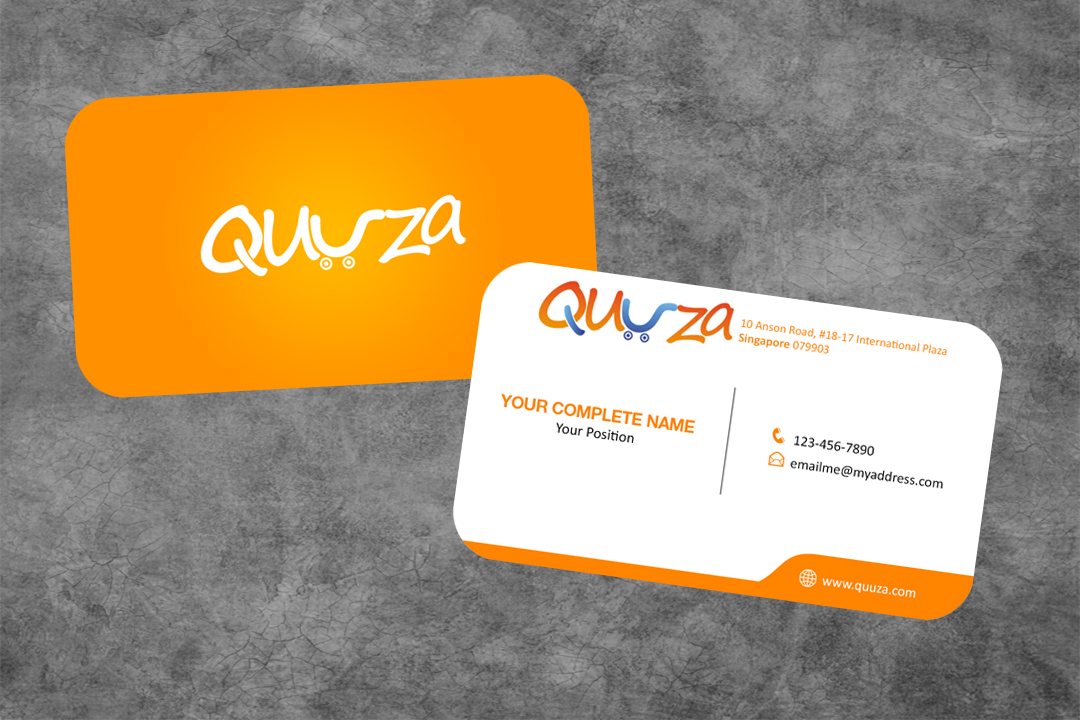 Business Card Design by iLexter for Quuza Pte Ltd | Design #2297365