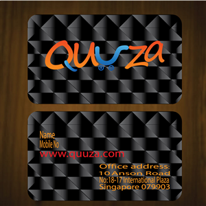 Diseño de Tarjeta de Presentación por arrowdesigners para Quuza Pte Ltd | Diseño #2297480