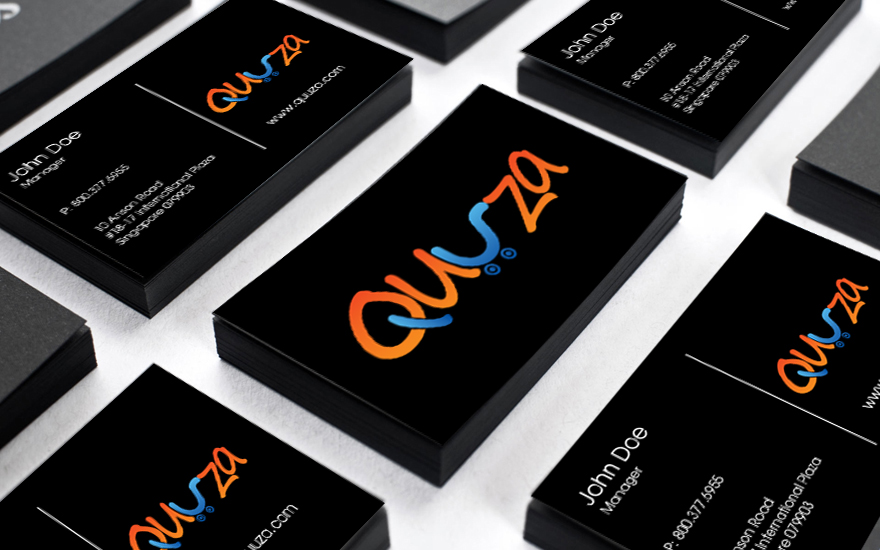 Visitenkarten-Design von junaid ahmad für Quuza Pte Ltd | Design #2298489