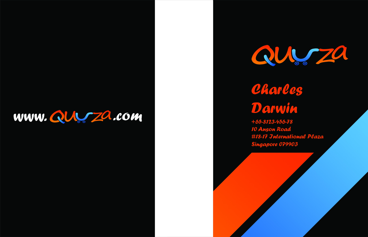 Visitenkarten-Design von md112358 für Quuza Pte Ltd | Design #2295976