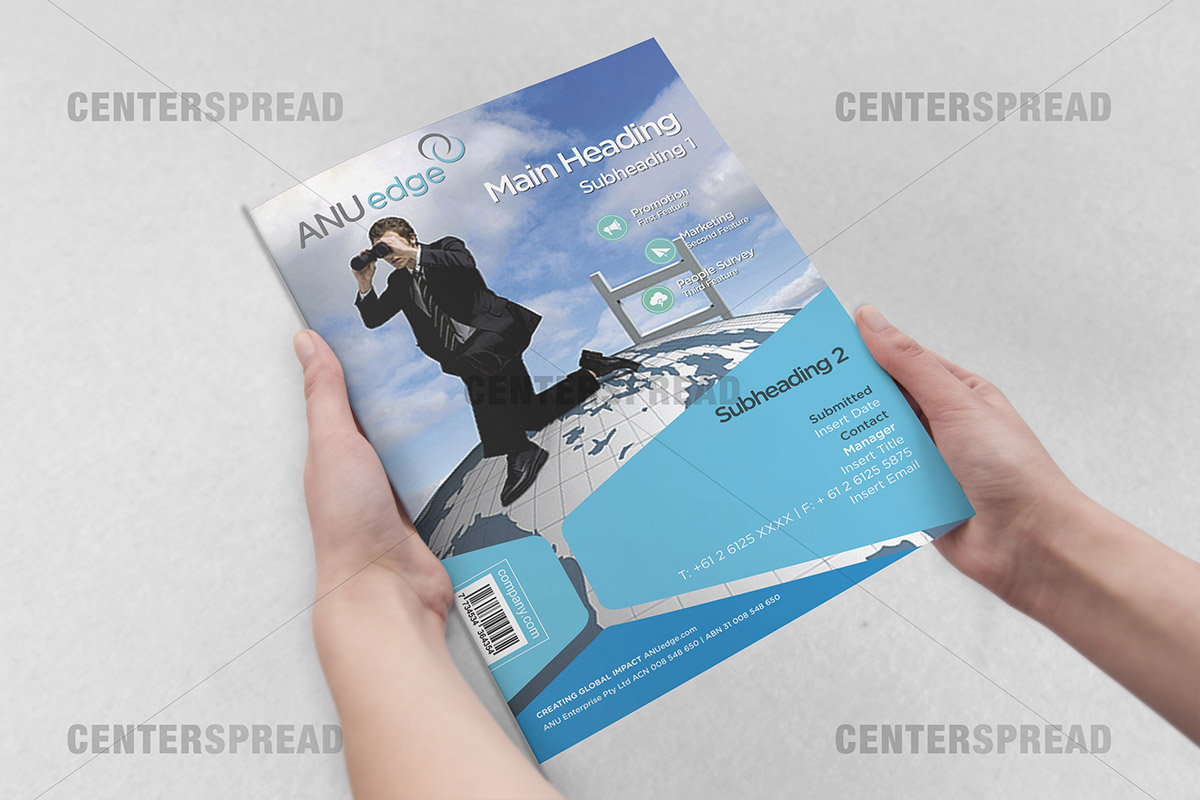 Book Cover Design by CENTERSPREAD for ANUedge | Design #2316696