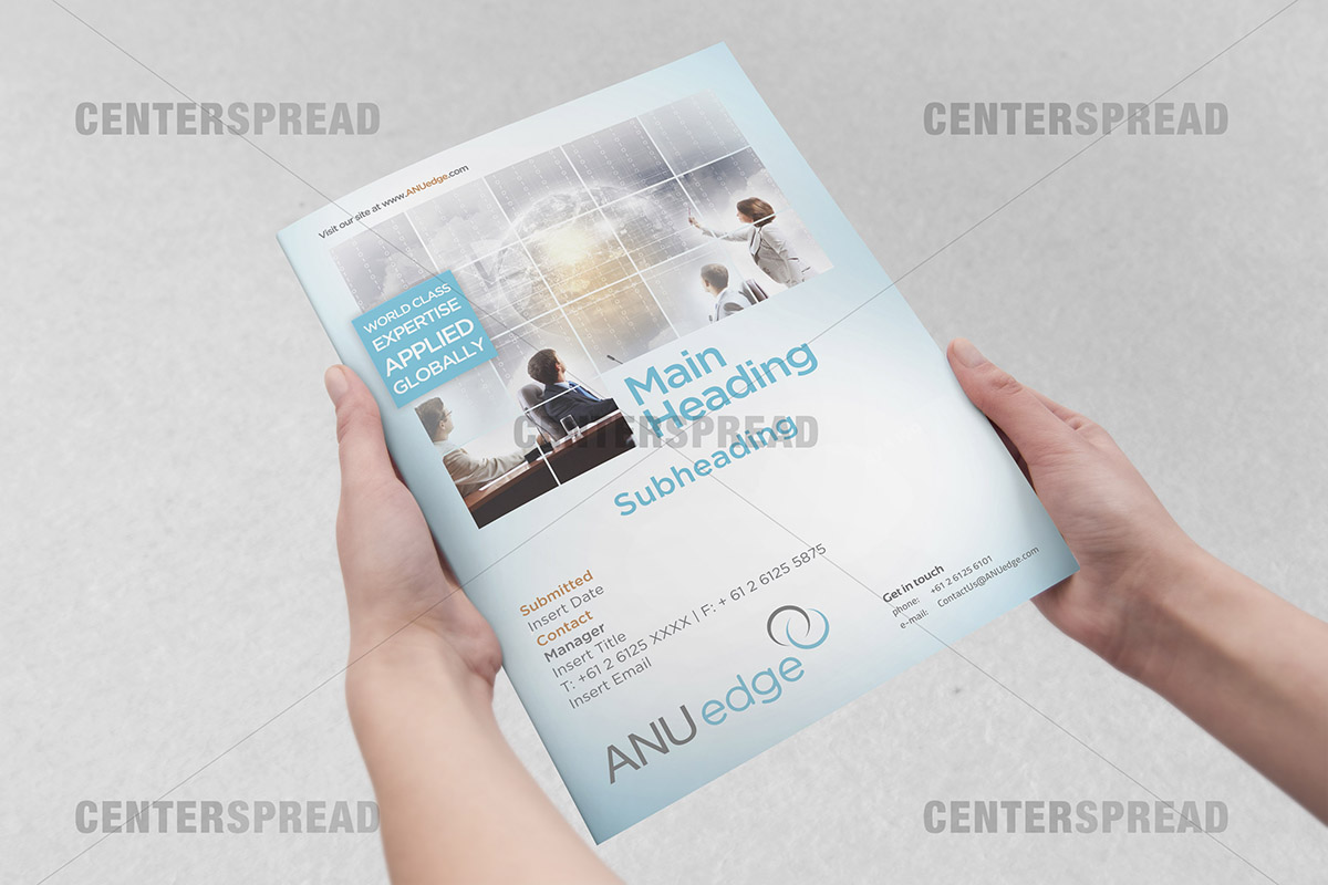 Diseño de portada de libro por CENTERSPREAD para ANUedge | Diseño #2316709