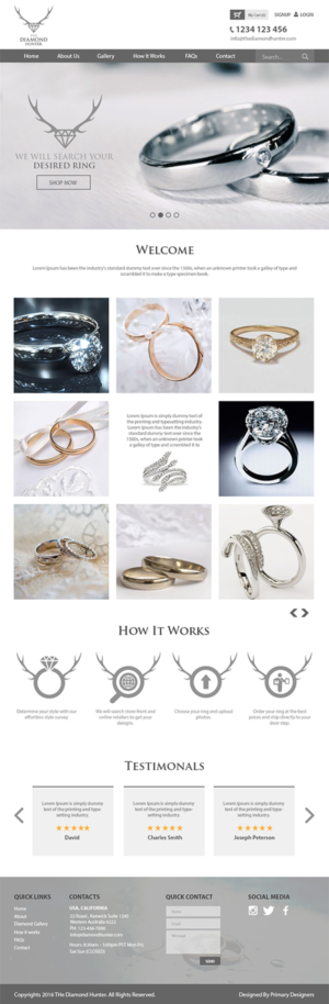 Web Design by primarydesigner2k9 for this project | Design #11128983