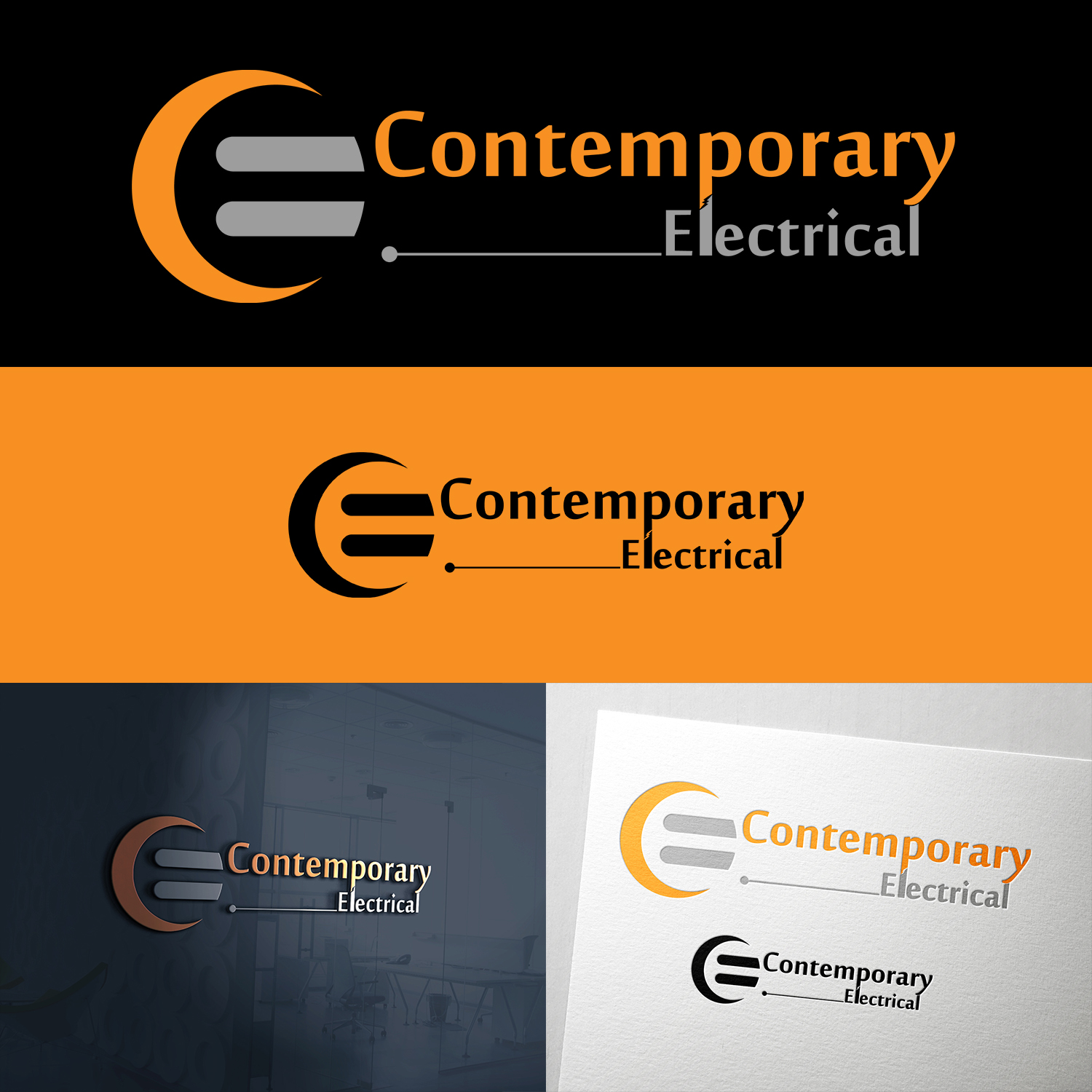 Logo Design by The Filly Studios for contemporary electrical | Design #11165424