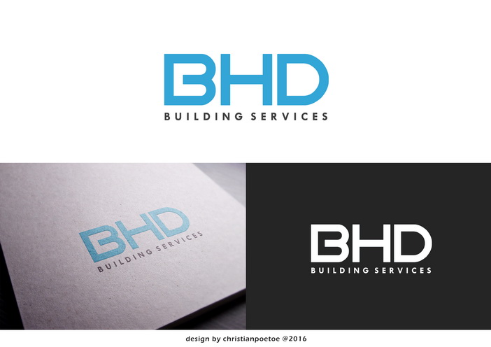 Logo Design by christianpoetoe for BHD BUILDING SERVICES PTY LTD | Design #11131845