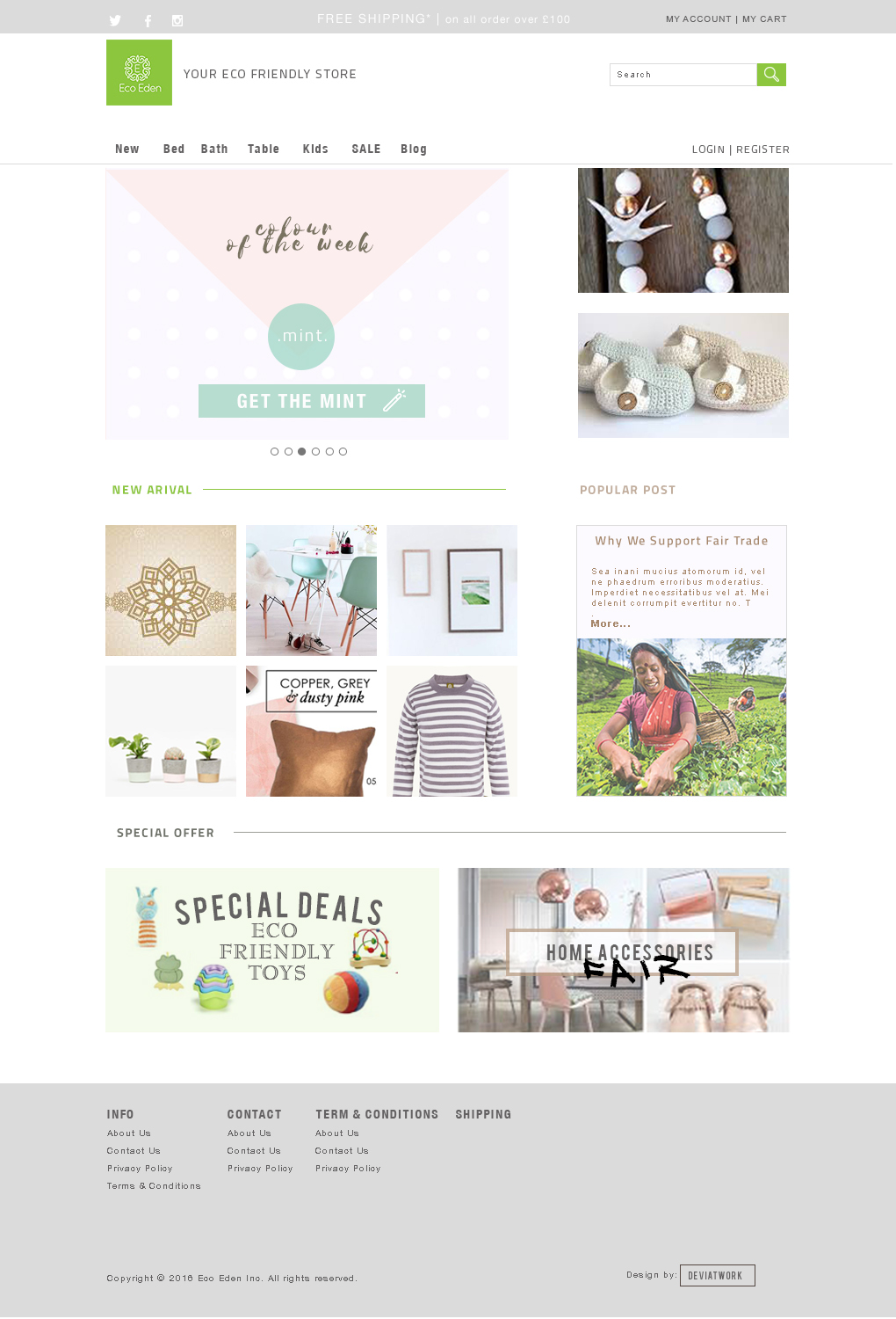Web Design par deviatwork pour ce projet | Design #11199267