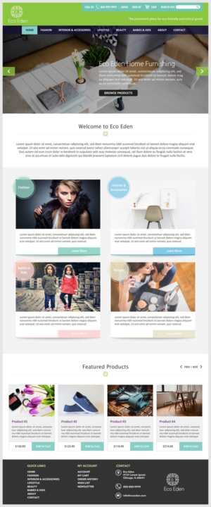 New Eco Online Shop needs Amazing Website | Web Design by -Marc-