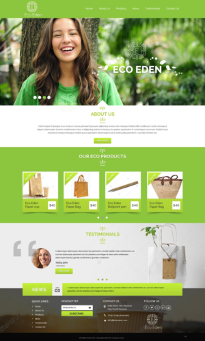 Web Design by pb for this project | Design: #11167719